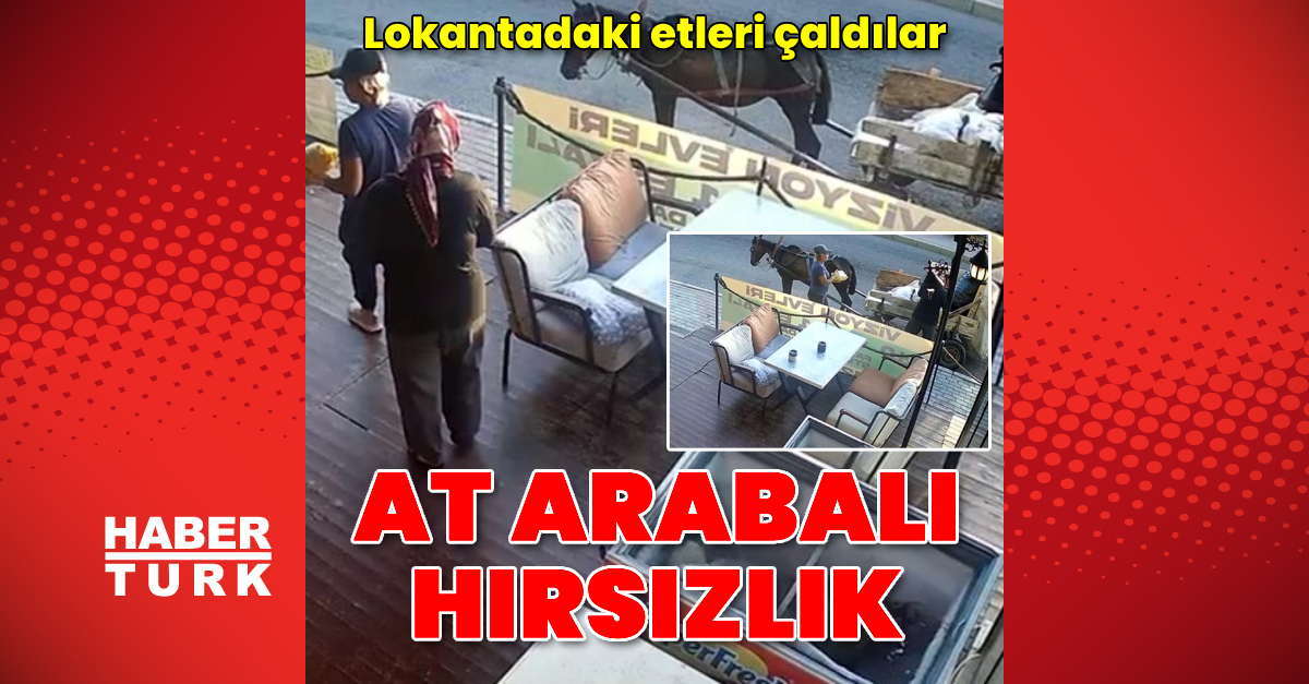 At arabasıyla gelip lokantadaki etleri çaldılar – Güncel haberler