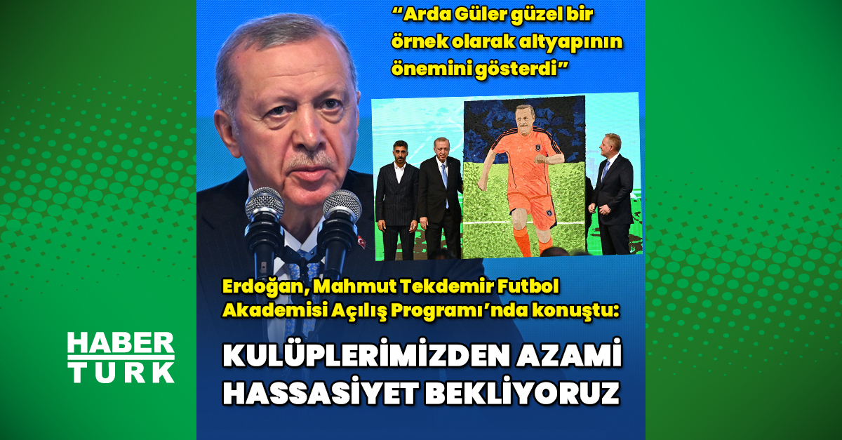 Cumhurbaşkanı Erdoğan: Kulüplerimizden fair play ruhunu güçlendirme noktasında azami hassasiyet bekliyoruz – Futbol Haberleri