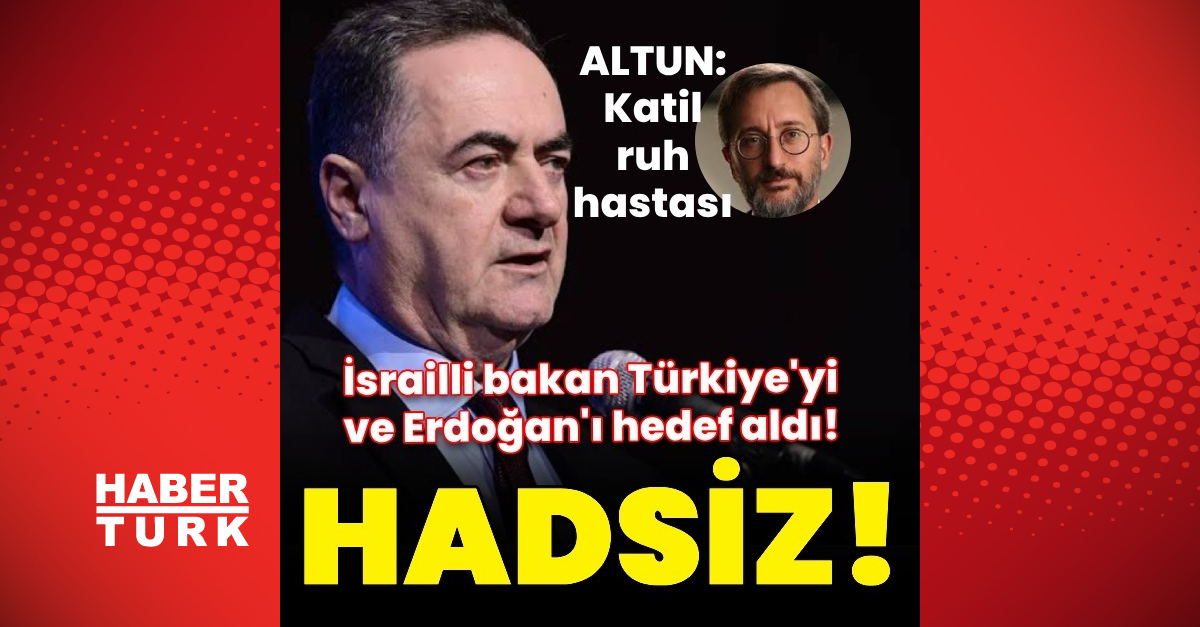 İsrailli Bakan'ın hadsiz mesajına sert yanıt