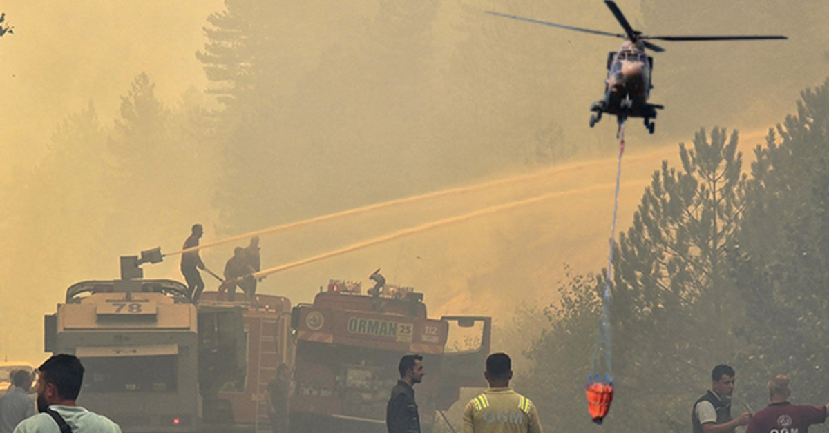 Orman yangınlarıyla mücadelede son durum: Yangınların 3'ü kontrol altında | Son dakika haberleri