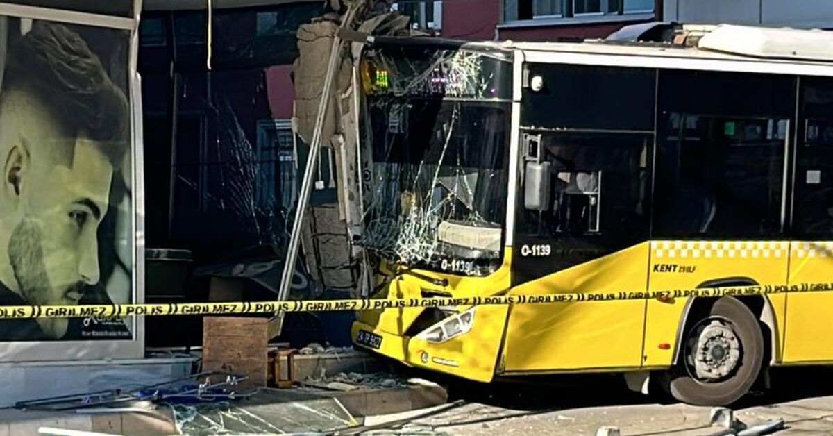 Pendik'te İETT otobüsü iş yerine girdi: 6 yaralı – Güncel haberler | Son dakika haberleri