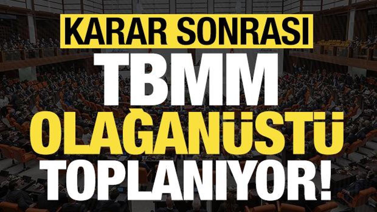 Son dakika: Karar sonrası, Numan Kurtulmuş’un çağrısıyla TBMM olağanüstü toplanıyor!
