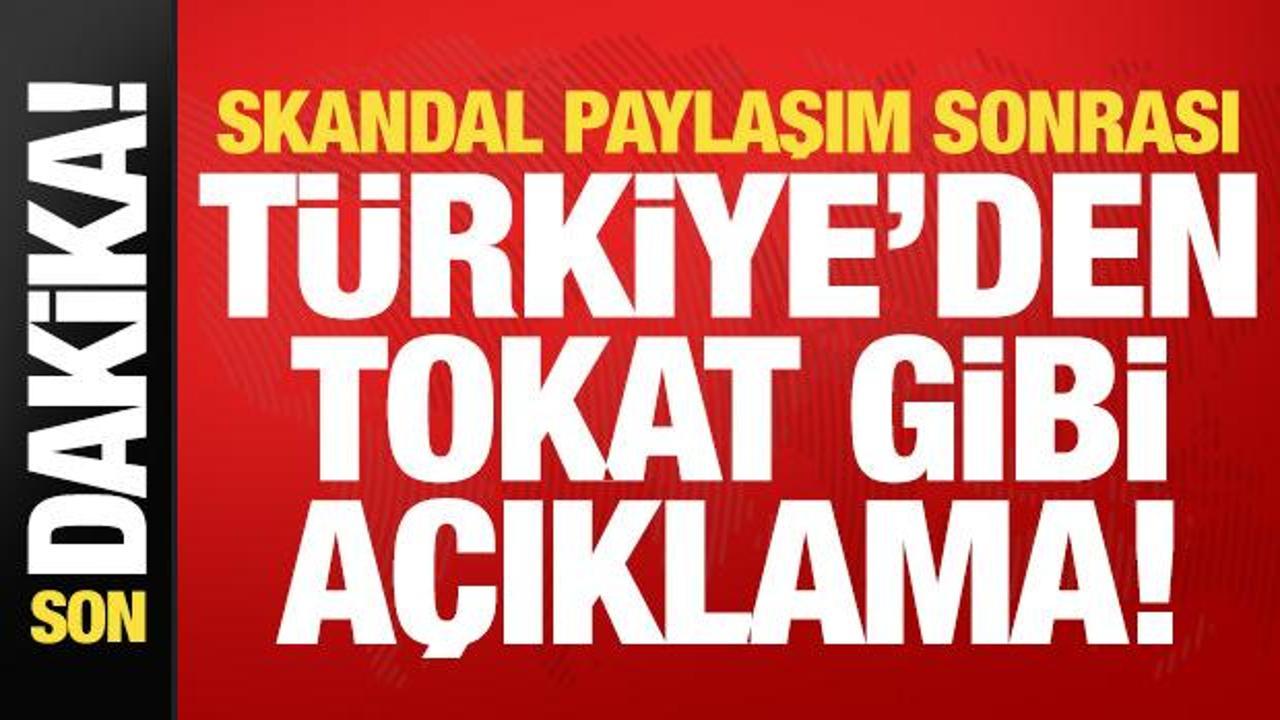 Son dakika: Skandal sözler sonrası Türkiye’den tokat gibi açıklama!