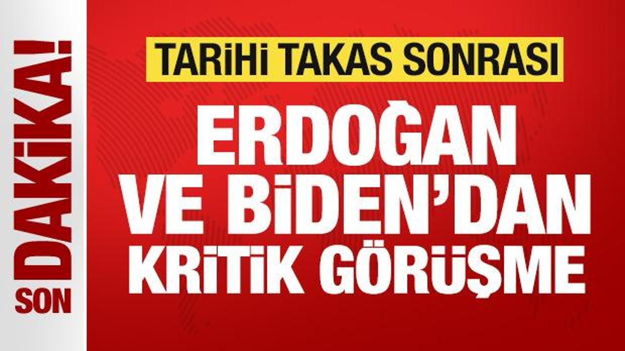 Tarihi adım sonrası Başkan Erdoğan ile ABD Başkanı Biden’dan kritik görüşme