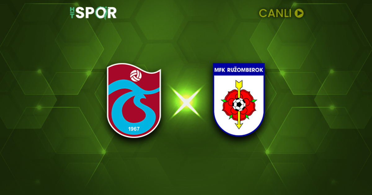 Trabzonspor-Ruzomberok maçı CANLI YAYIN – Futbol Haberleri