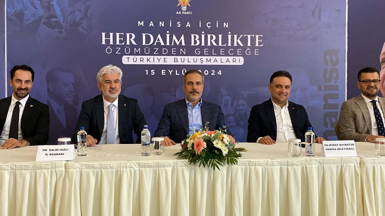 Bakan Fidan Manisa’da temaslarda bulundu