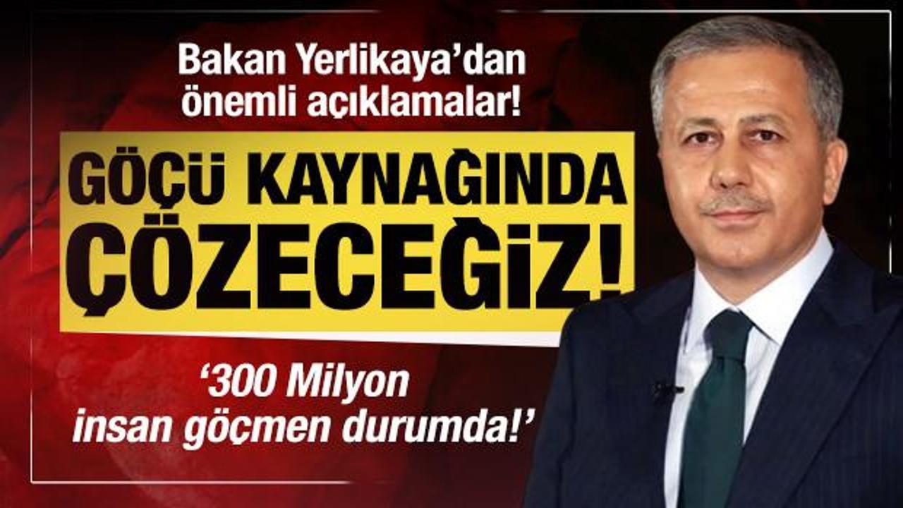 Bakan Yerlikaya’dan önemli açıklamalar!