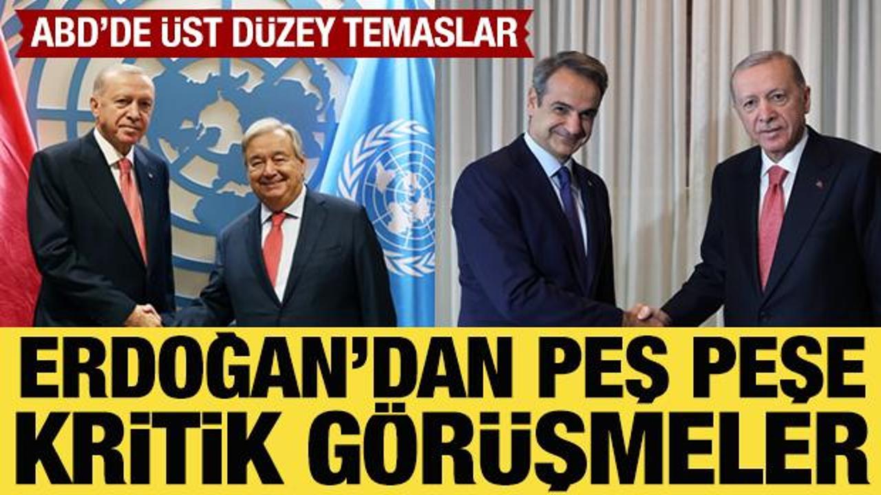 Cumhurbaşkanı Erdoğan, Miçotakis ile görüştü: Kritik toplantı için tarih verildi