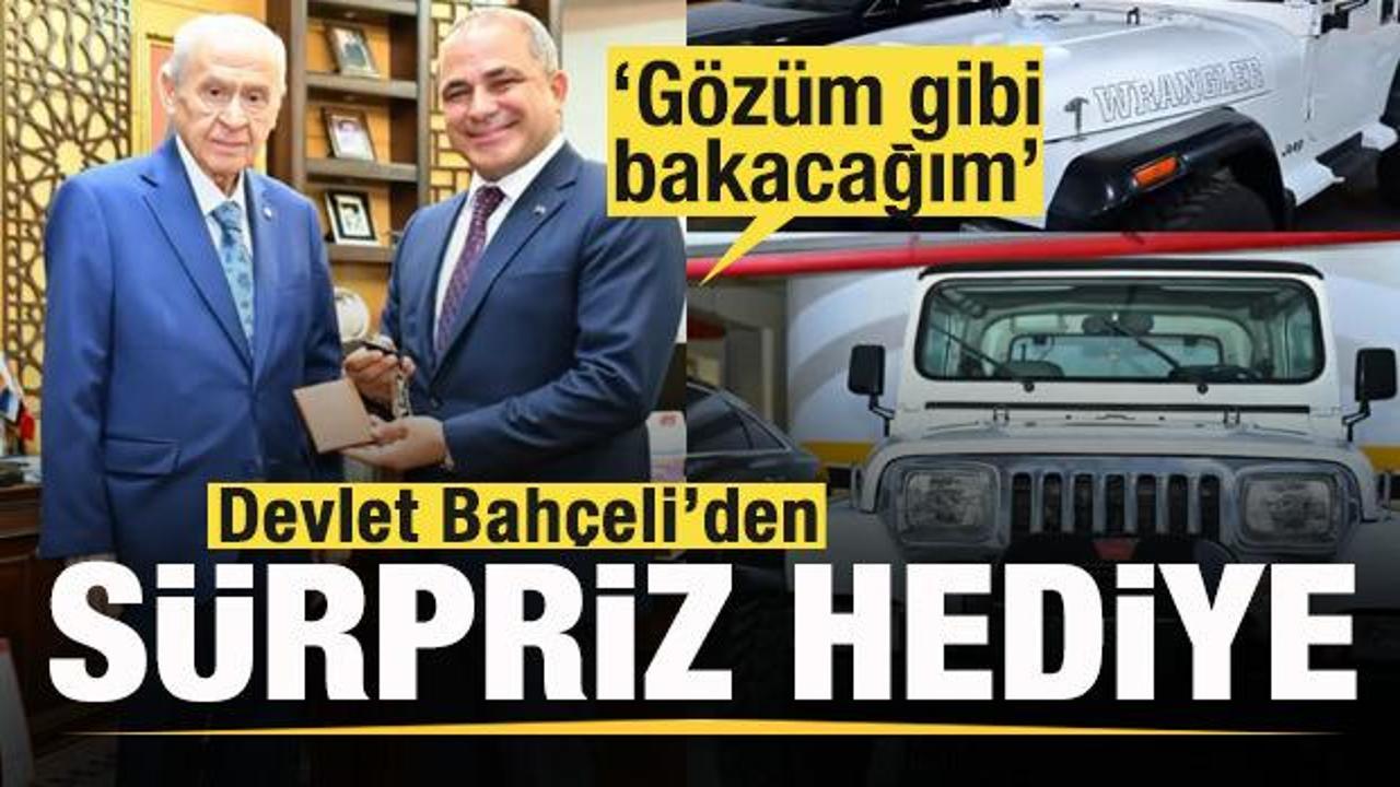 Devlet Bahçeli’den sürpriz otomobil hediyesi