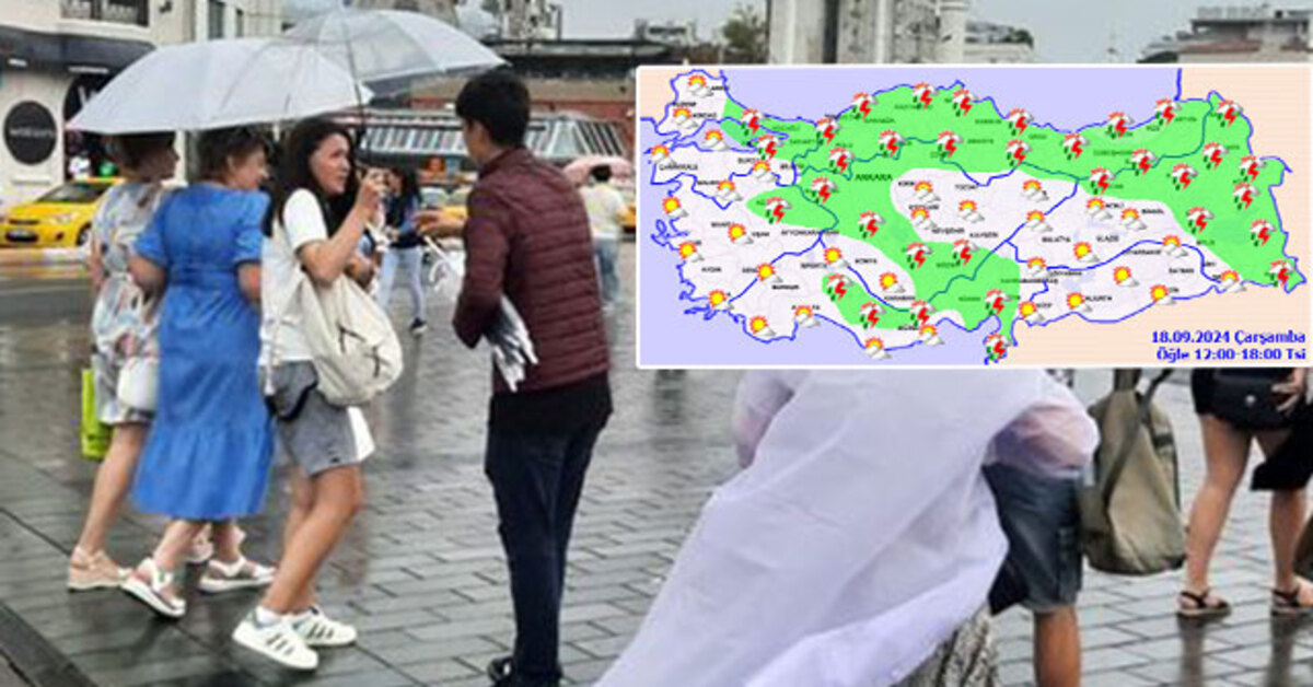 Hava durumu İstanbul | Meteoroloji'den kritik uyarı! 6 bölgede sağanak – Haberler | Son dakika haberleri