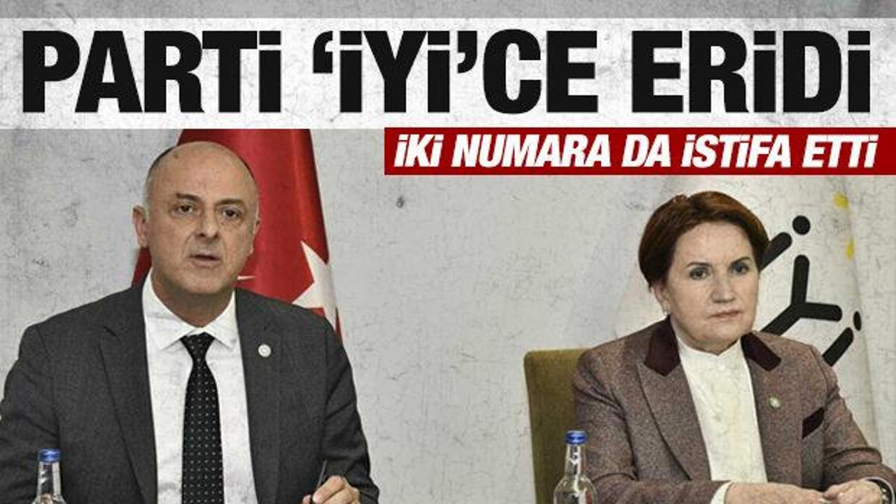İYİ Parti’de deprem! Parti’nin iki numarası istifa etti