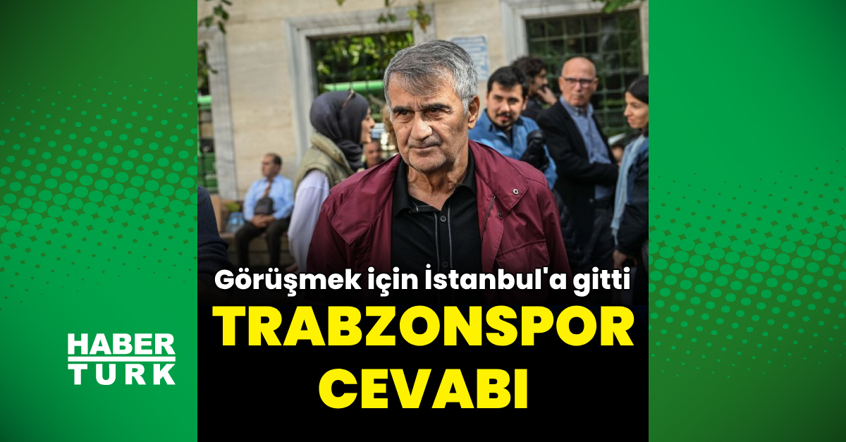 Şenol Güneş'ten Trabzonspor cevabı! – Trabzonspor Haberleri