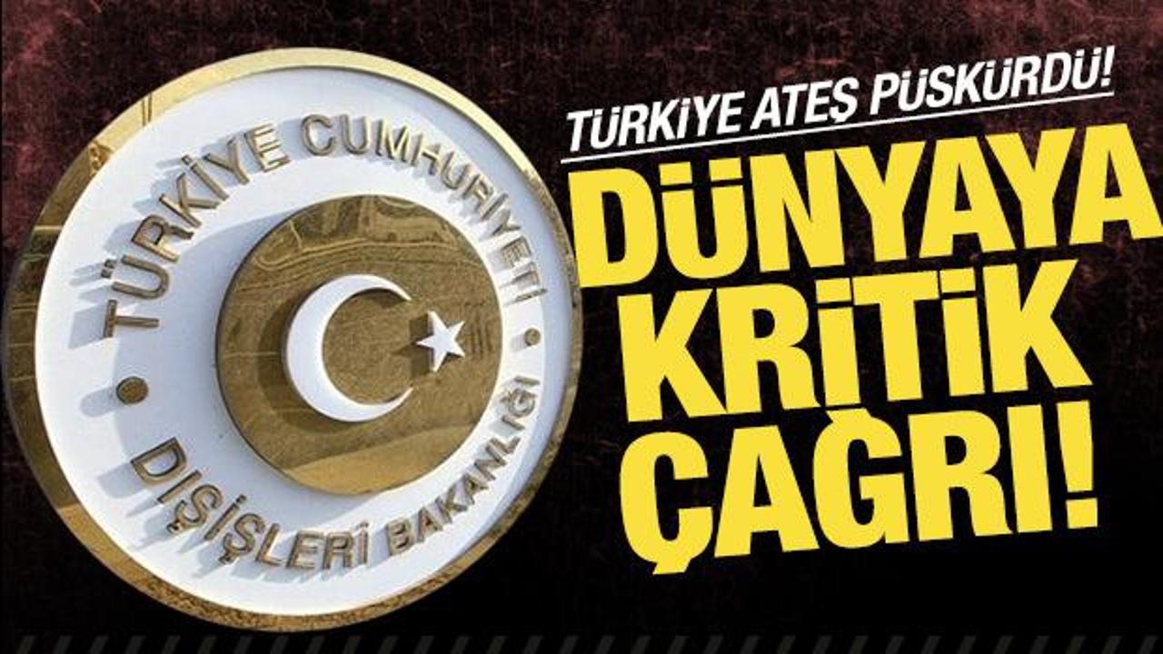 Türkiye’den İsrail’e Lübnan tepkisi!