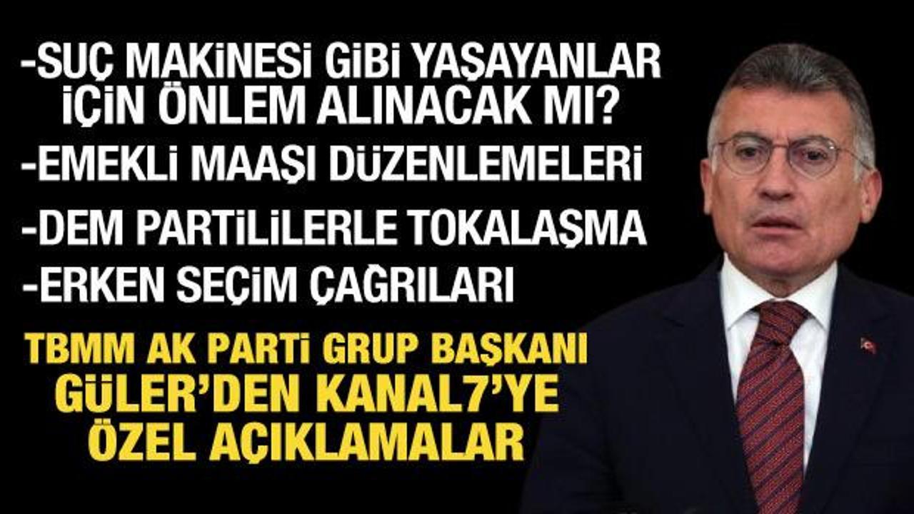 AK Parti Grup Başkanı Abdullah Güler’den Başkent Kulisi’nde önemli açıklamalar