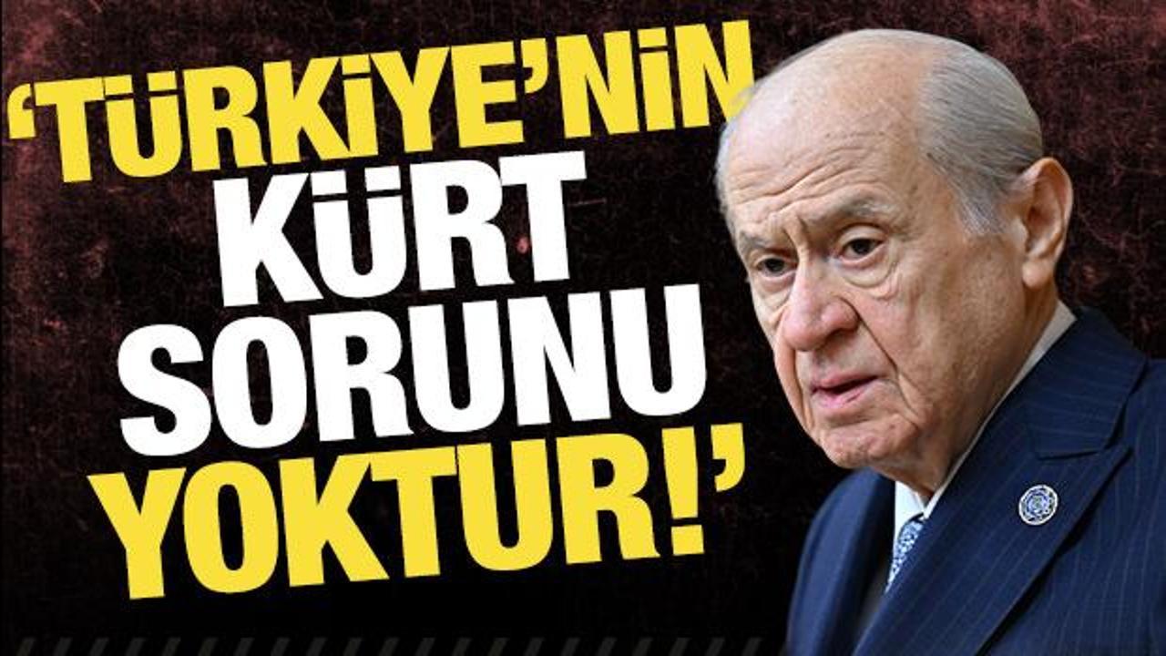 Bahçeli’den 29 Ekim mesajı: Türkiye’nin Kürt sorunu yoktur!