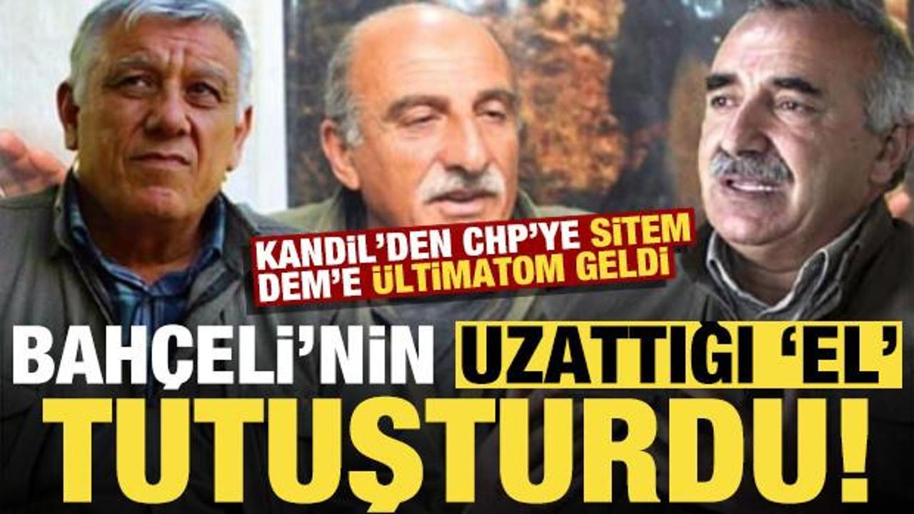 Bahçeli’nin eli PKK’yı tutuşturdu! Kandil’den CHP’ye sitem, DEM’e ültimatom…