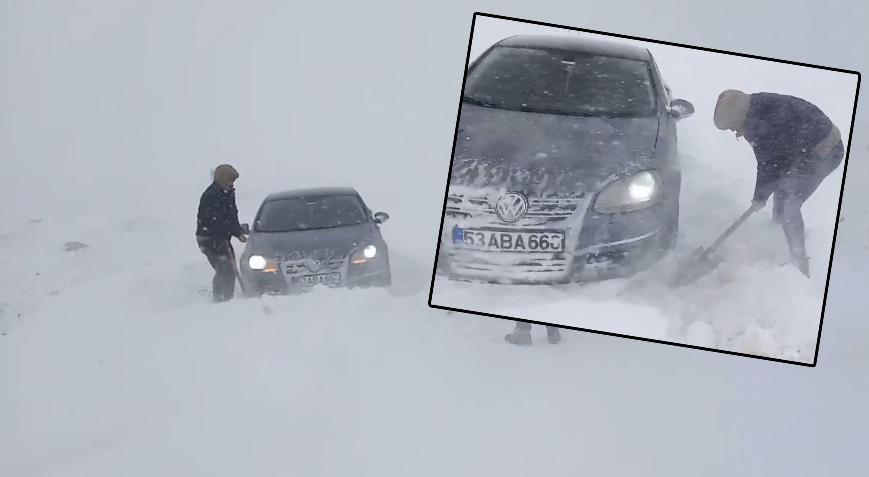 Beyaz esaret! Bir anda bastırdı, mahsur kaldılar… Meteoroloji’den yeni uyarı geldi
