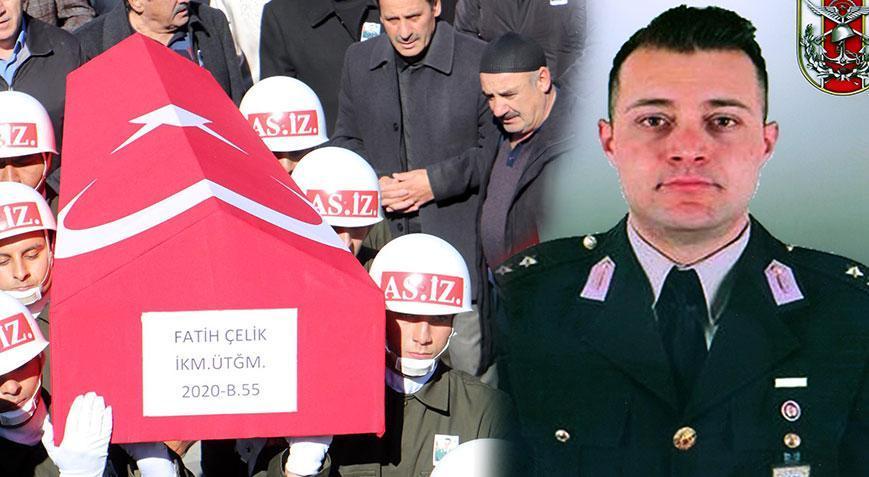 Beyin kanaması sonucu hayatını kaybeden üsteğmen toprağa verildi