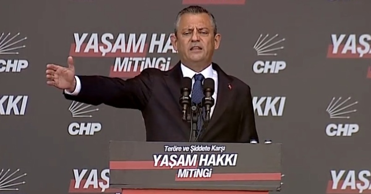 CHP'den Teröre ve Şiddete Karşı Yaşam Hakkı Mitingi | Son dakika haberleri