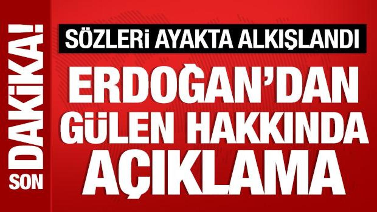 Cumhurbaşkanı Erdoğan’dan önemli açıklamalar