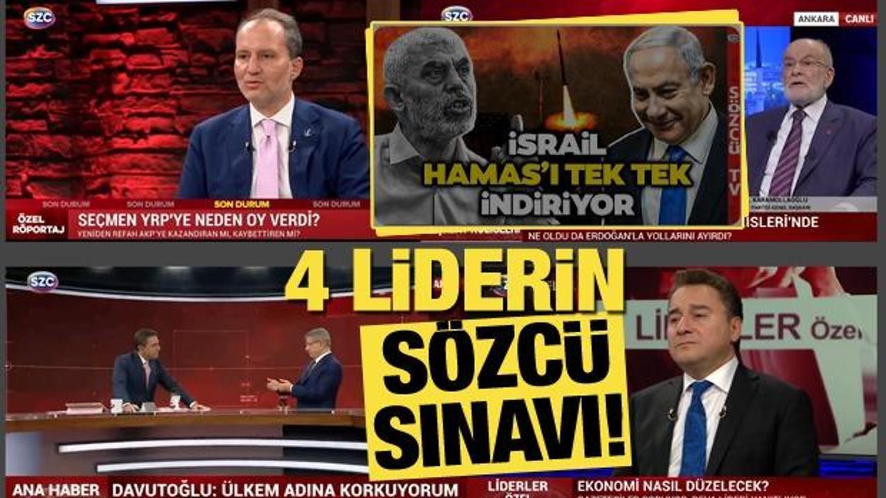 Erbakan, Karamollaoğlu, Davutoğlu ve Babacan Sözcü’ye koşmaya devam edecek mi?