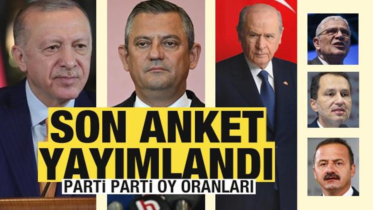 Erken seçim tartışmaları sürerken son anket yayımlandı! İşte parti parti oy oranları