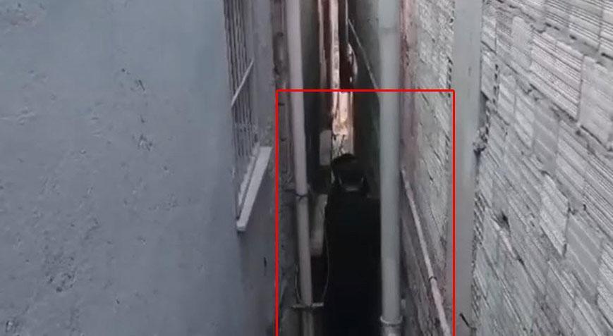 Her yerde aranıyordu! Aydınlatma boşluğunda yakalandı