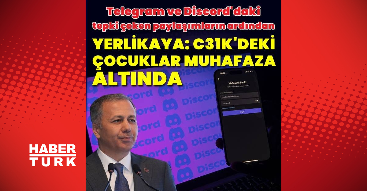 İçişler Bakanı Yerlikaya duyurdu: İki çocuk muhafaza altına alındı – Son Dakika Haberleri