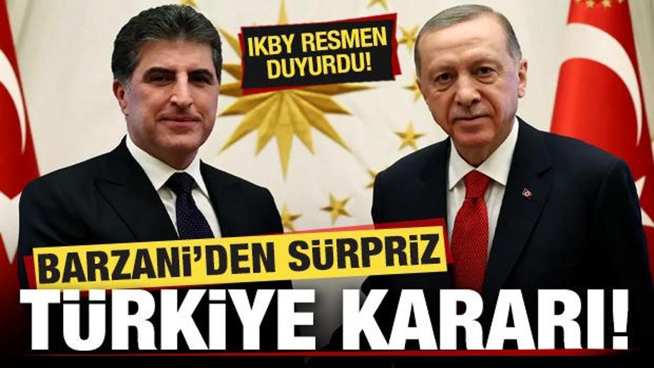 IKBY duyurdu! Barzani’den sürpriz Türkiye kararı!