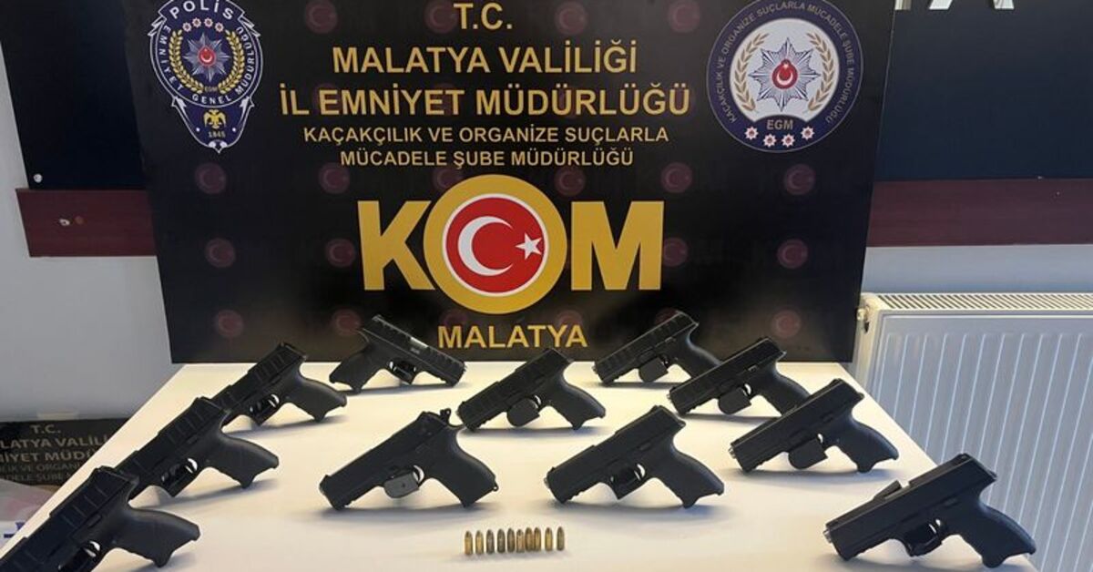 Malatya'da silah ticareti yapan 3 şüpheli tutuklandı – Güncel haberler