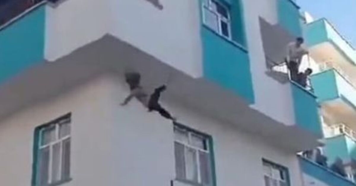 Şanlıurfa'da yürekler ağza geldi! 6 katlı binada yangın | Son dakika haberleri