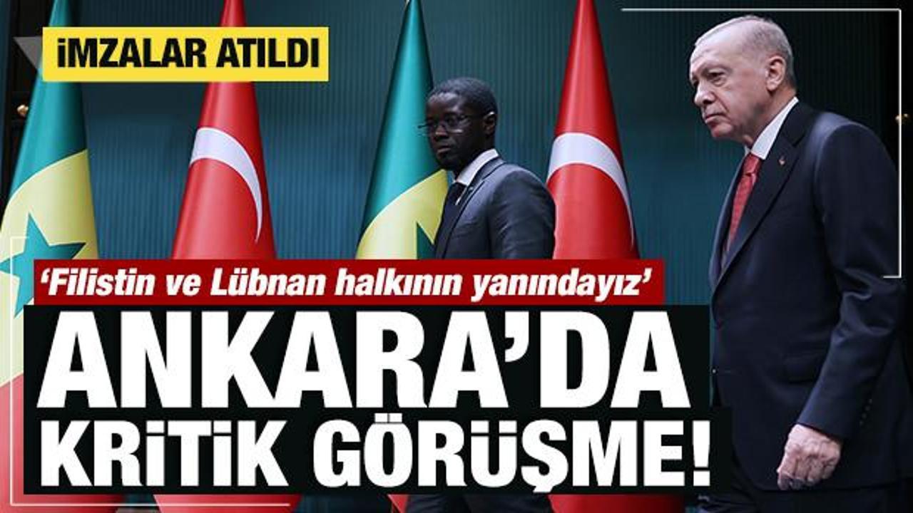 Senegal Cumhurbaşkanı Ankara’da: Erdoğan’dan önemli açıklamalar