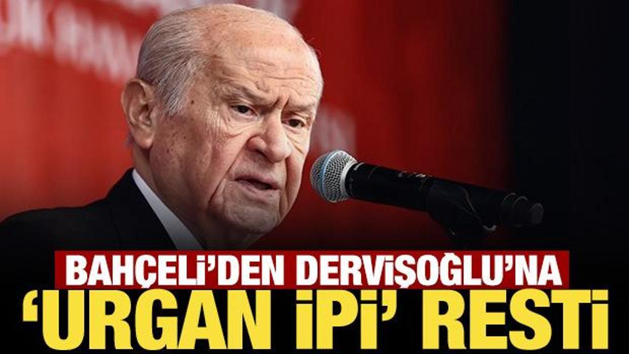 Son Dakika: Bahçeli, Dervişoğlu’nun attığı ipi istedi