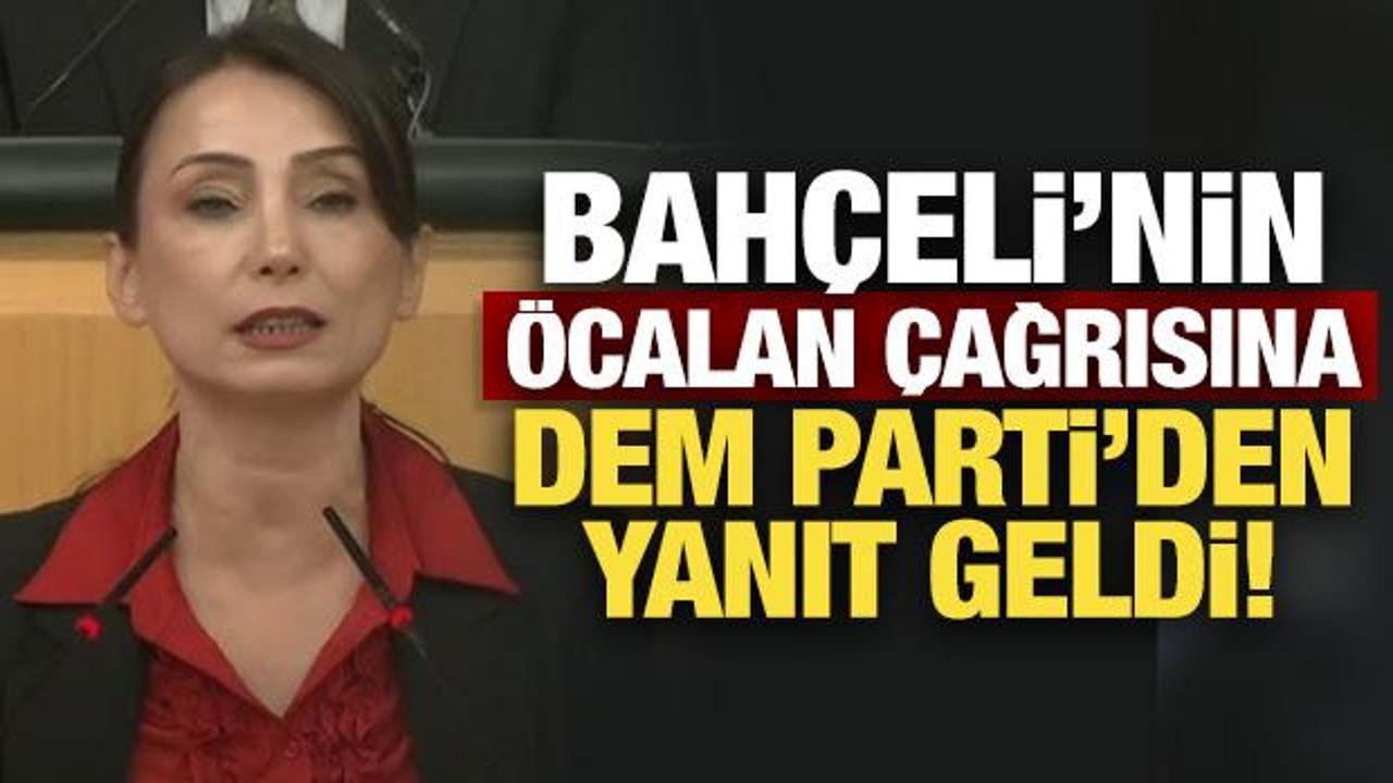 Son Dakika: Bahçeli’nin Öcalan çağrısına DEM Parti’den yanıt geldi!