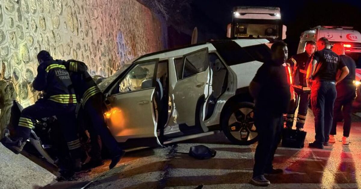 Tekirdağ'da istinat duvarına çarpan cipteki 2 kişi öldü, 2 kişi yaralandı – Güncel haberler