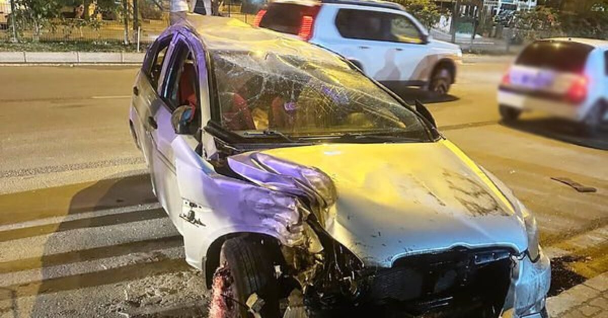Alanya'da feci kaza kameraya yansıdı: 1 ölü, 3 yaralı | Son dakika haberleri