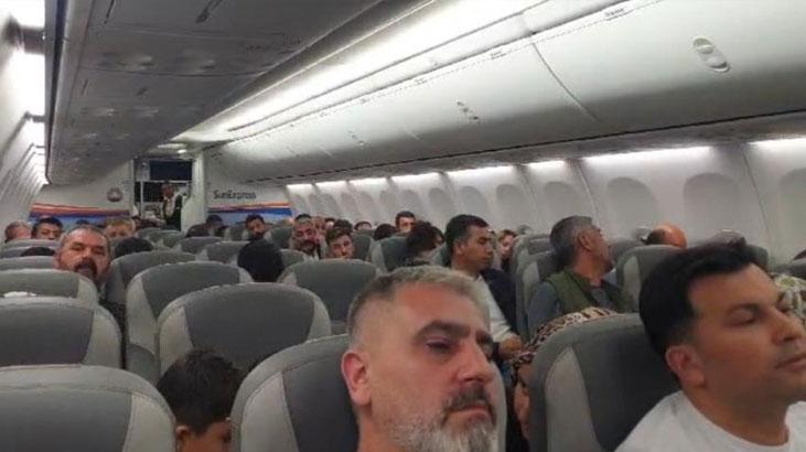 Antalya uçağı menşei tespit edilemeyen cisimden dolayı Van’a inemedi