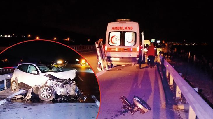 Aydın-Denizli Otoyolu’nda feci kaza: 1 ölü, 5 yaralı