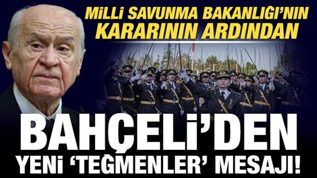 Bahçeli’den teğmenlerle ilgili son dakika açıklama!