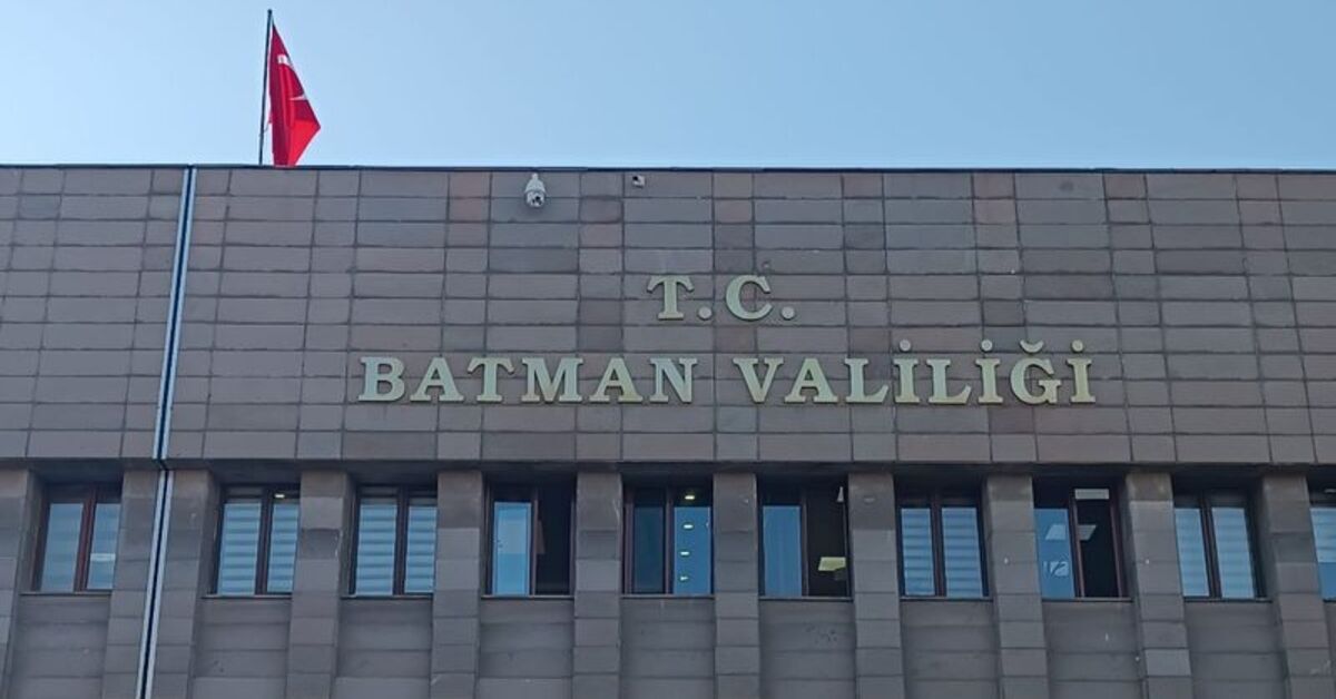 Batman Valiliği'nden açıklama