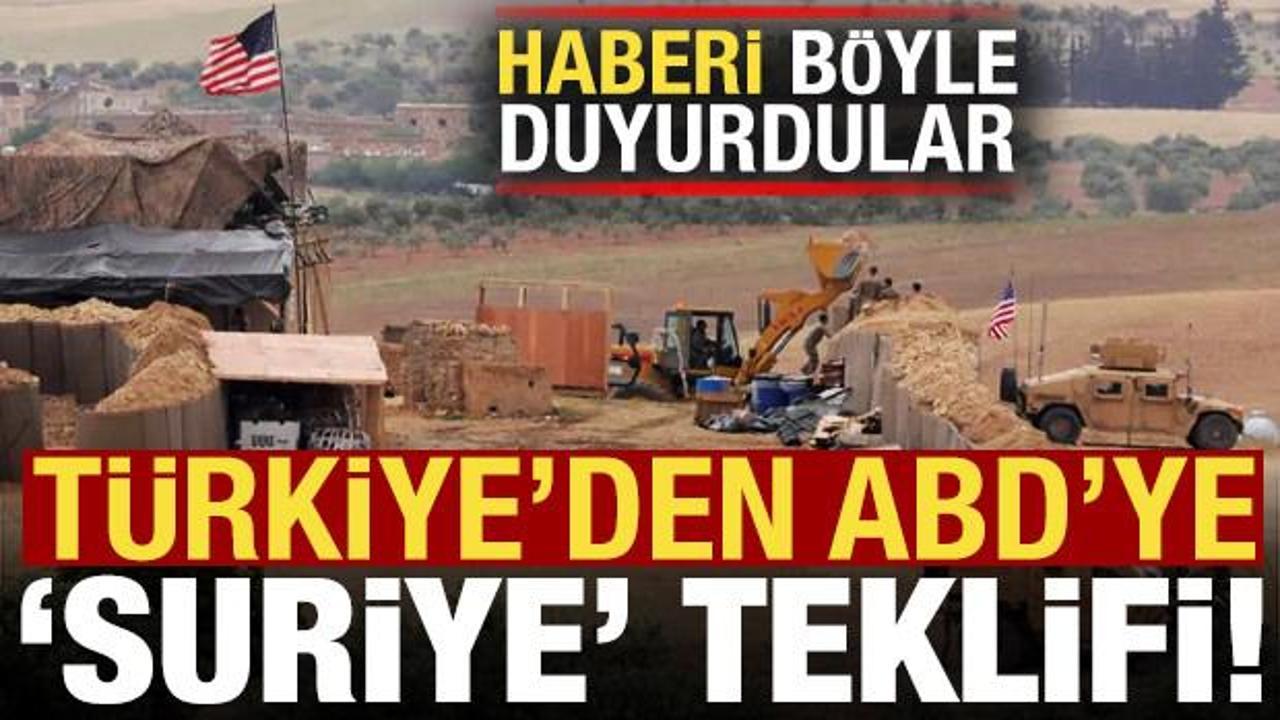 Bloomberg duyurdu: Türkiye’den ABD’ye ‘Suriye’ teklifi!