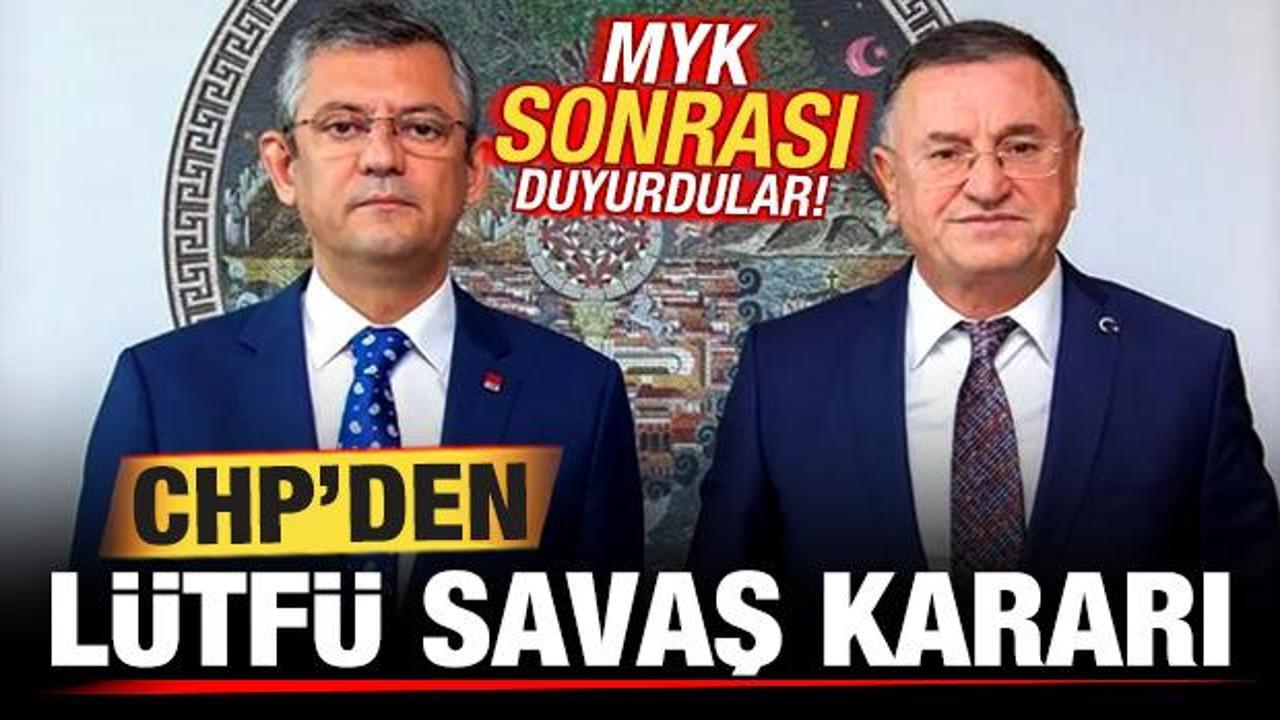 CHP’den son dakika Lütfü Savaş kararı! Kesin ihraç talebi…