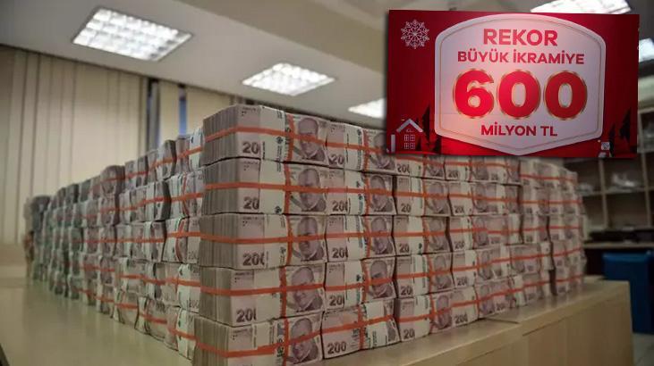 Dağıtım garantili 600 milyon TL’lik rekor ikramiye: Türkiye’de bir ilk
