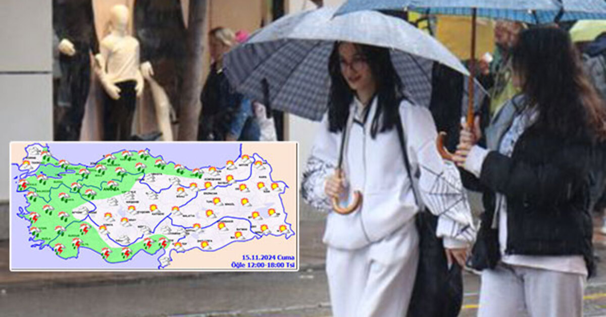 Hava durumu İstanbul | 4 kent için şiddetli yağmur uyarısı! 5 bölgede sağanak | Son dakika haberleri