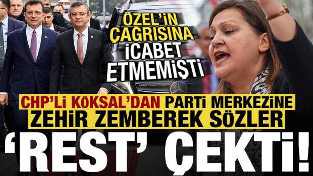 Özel’in ‘Esenyurt’ çağrısına icabet etmeyen CHP’li Köksal’dan zehir zemberek açıklama!