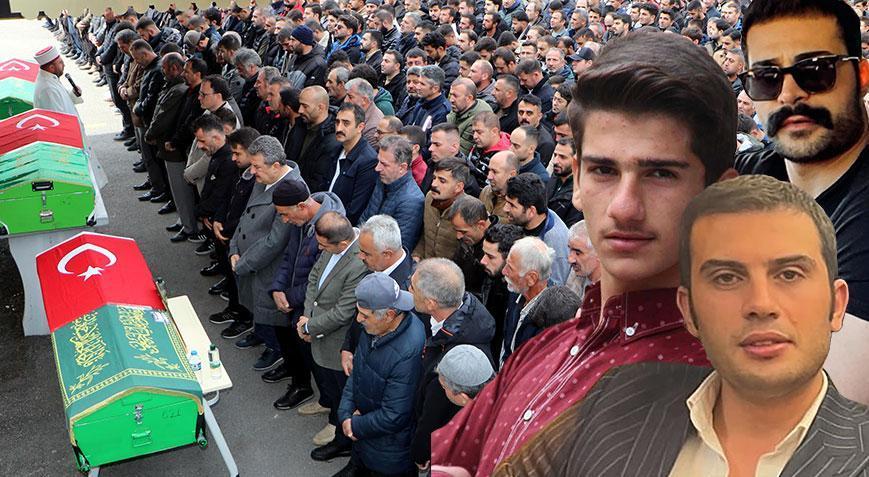 Polis, infaz koruma memuru ve yüksekokul öğrencisi 3 kuzen son yolculuklarına uğurlandı