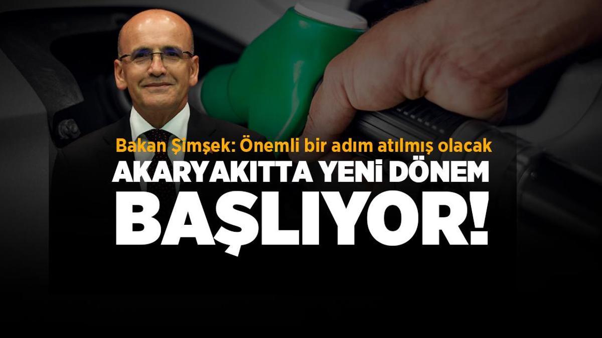 SON DAKİKA HABERLER: Akaryakıtta yeni dönem 1 Ocak’ta başlıyor! Bakan Şimşek açıkladı: Önemli bir adım atılmış olacak!