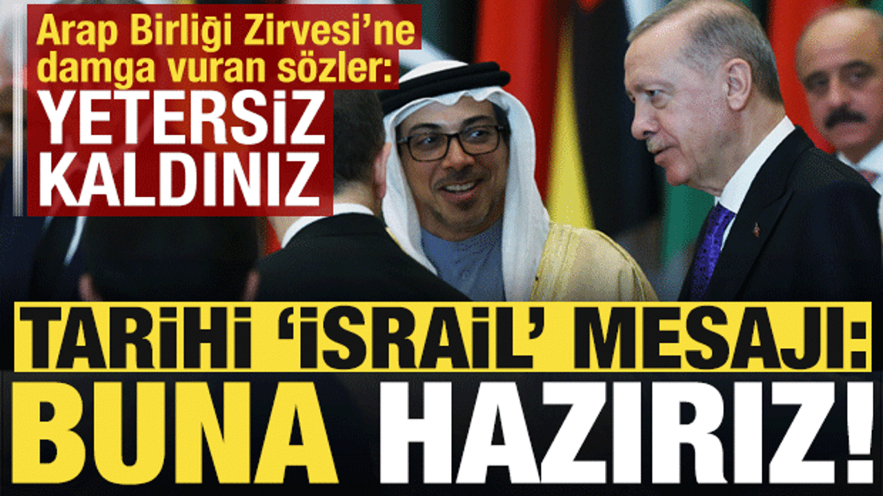 Son dakika… Erdoğan’dan Riyad’da dünyaya tarihi ‘İsrail’ mesajı: Buna hazırız!