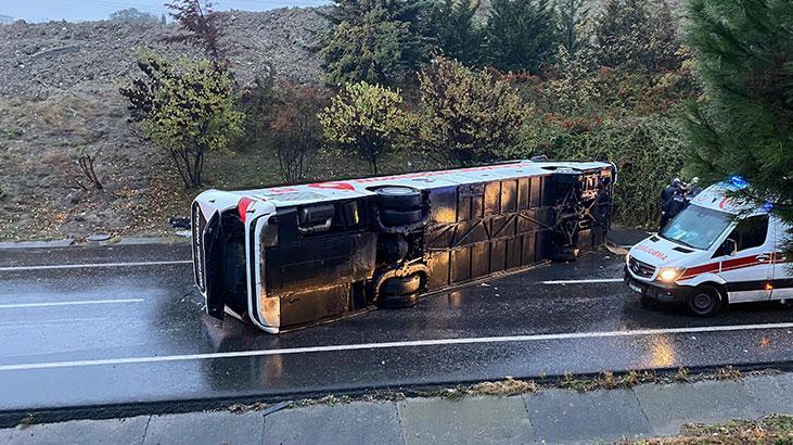 Son dakika… İstanbul Esenler’de yolcu otobüsü devrildi! 2 ölü, 18 yaralı