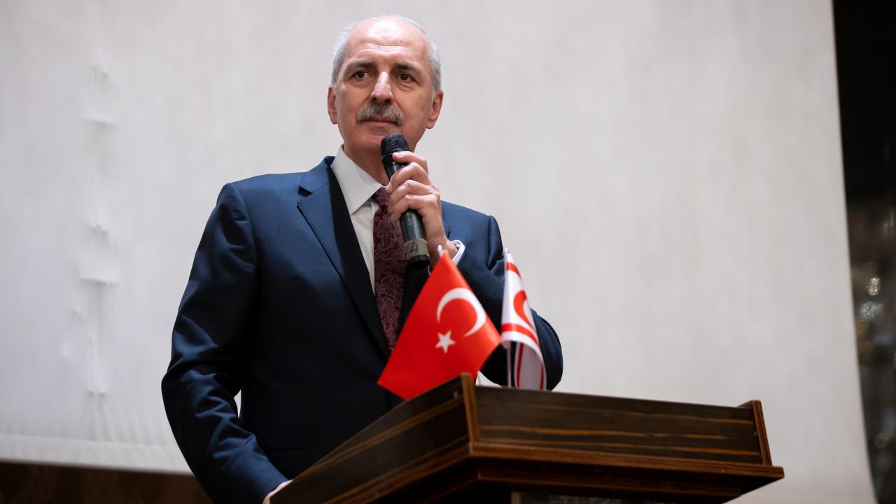 TBMM Başkanı Kurtulmuş, KKTC’nin kuruluş yıldönümü programında konuştu